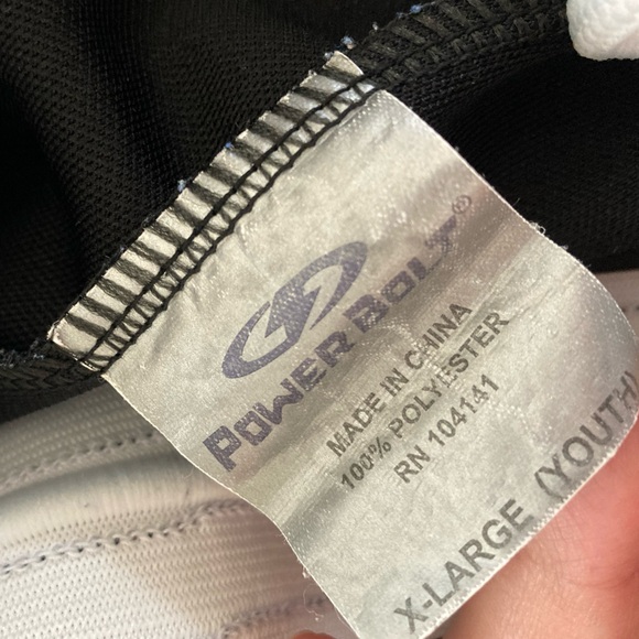 Kids Classic Black Baseball Pants - Picture 2 of 4